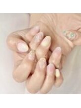 エーナイン 福住店/フラワーネイル