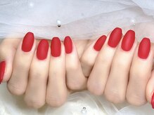 タミーネイル(Tammy nail)/赤×マットコート