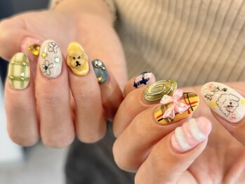 キャッツアイトーキョー 西荻窪店/ショートネイルデザイン
