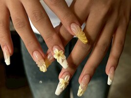 夏お花ネイル！