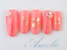 アメリ(Amelie)/ワンカラー/ストーン/花びら