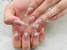ネイルサロン ドゥ(Nail Salon Doux)/【ほり】マグネットフレンチ