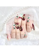 ミニョン(Minyon)/クリスマスネイル♪