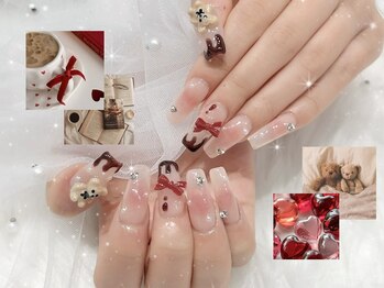 キャンディドロップネイル(CANDY DROP NAIL)/バレンタインネイル