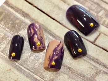 オズ ネイルアンドアイ(OZ NAIL&EYE)/クールブラックパープル