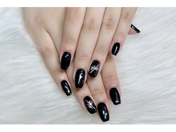 ヘブン ネイル 鶯谷(HEAVEN Nail)/ブラックスターネイル