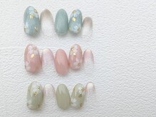 シキ 戸塚(shiki)/春の花ネイル ￥6800