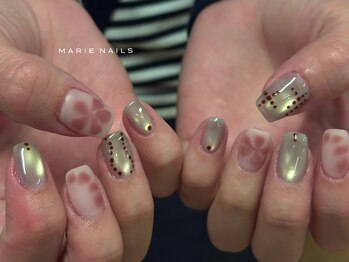 マリーネイルズ 表参道店(MARIE NAILS)/aoi指名￥8000 マグネット 0527a