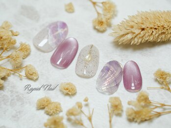 ラピッドネイル 西葛西店の写真/4290円/4690円/5690円/6690円/7690円と幅広い定額コース☆ハンドが出来ない方にフットメニューの定額も◎