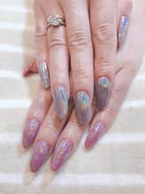 ネイル ハピネス(Happiness)/ミラー・ユニコーンネイル6200円