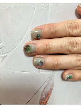 イルソーレネイル(ILSOLE NAIL)/ニュアンス立体ネイル