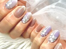 マーメイドアートネイル 新横浜(Mermaid Art Nail)の雰囲気（お持ち込みデザインや、お好きなお花のアートもご対応します！）