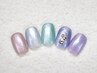 輝き上品トレンドネイル【旧アートB】両手アート4本~6本¥8,500