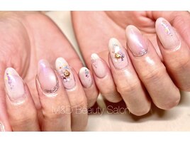 冬のホワイト×ピンク♪