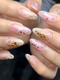 マーブル×ゴールドパーツ