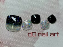 ディーディーネイルアート(dD nail art)/フットsimpleアートコース¥5,500