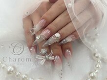 チャロム(Charom)/クリアホワイトネイル♪