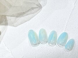 ニュアンスネイル/夏ネイル