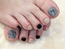 Foot大理石ネイル♪