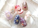 クリスマスネイル¥6500