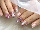 マグネット×リボンネイル