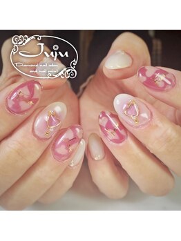 ジュジュ(Juju)/ハートバレンタインネイル