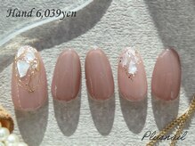 プラスネイル 自由が丘店(PLUS NAIL)/【3297】ミラー×シェルネイル