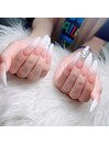 うるつや白グラデ×埋め尽くし