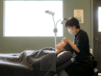 アイラッシュサロン リリーエム(Lily M)/施術中