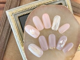 うねうねミラーネイル