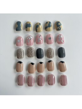 プリュネ(Prune)/シンプル/ハート/落書き