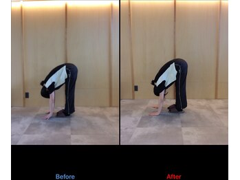 徳島藍住整骨院 ザ ビー(THE B)/ピラティス初回体験before/after