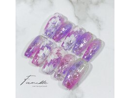 フラワーデザインネイル