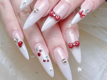 シーアンドビーネイル(C&B Nail)/長さだし持ち込みデザイン