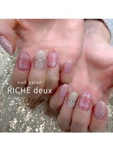 リッシュ ドゥ(RICHE deux)/大人ガーリーなリングネイル