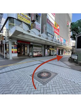 ダリア(DAHLIA)/平塚駅北口からの道順２