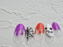 カトルナフ(quatre fois neuf)/おしゃれ大人ハロウィンネイル