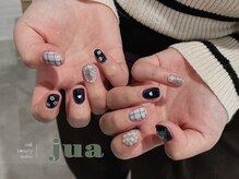 ジュア(jua)/ブラック×ホワイト