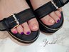 【８月限定】夏本番♪ケア付きフットネイルワンカラー　￥7,500！