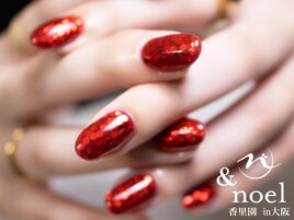 ボルドーホログラムネイル