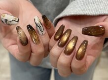 ナンバーネイル 立川(N゜Nail)/うるうるマグネット×ニュアンス