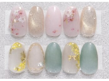 トキメキ 高円寺(tokimeki)の写真/あなたの理想のデザイン・カラーをそのまま再現☆桜/ミモザに合わせたデザインなども可能!