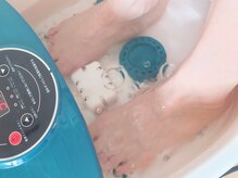 にこんの雰囲気（フットネイル＆かかとの角質ケアもお任せください♪）