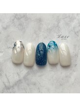 ネイルサロンリュクス (nailsalon Luxe)/夏のヨーヨー柄ネイル