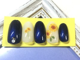 ひまわりネイル☆6,800円