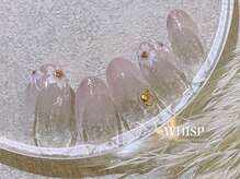 ウィスプ(WHISP)/クリアフラワーネイル春夏