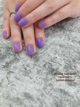 プライベート ネイルサロン マーマ(murmur)/バイオレットネイル
