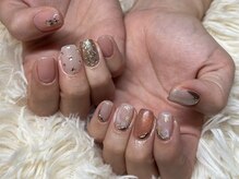 ノラネイル ウメダ(NORA nail UMEDA)/キラキラニュアンスネイル