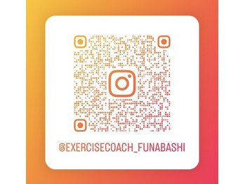 エクササイズコーチ 船橋店/InstagramのQRコード