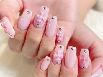 エール アンド ガレンド(ailse&Guarendo)/クロム風ネイル